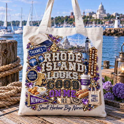 Rhode Island Looks Good On Me Tote Bag